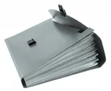 Портфель Бюрократ -BPP6 6 отдел. A4 пластик 0.7мм ассорти