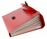 Портфель Бюрократ -BPP6 6 отдел. A4 пластик 0.7мм ассорти