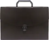 Портфель Бюрократ -BPP6BLCK 6 отдел. A4 пластик 0.7мм черный