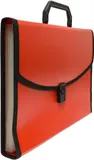Портфель Бюрократ -BPP6LRED 6 отдел. A4 с окантовкой пластик 0.7мм красный