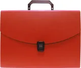 Портфель Бюрократ -BPP13RED 13 отдел. A4 пластик 0.7мм красный