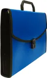 Портфель Бюрократ -BPP13LBLUE 13 отдел. A4 с окантовкой пластик 0.7мм синий