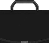 Портфель Бюрократ -BPP13TLBLCK 13 отдел. A4 ребрист. поверхн. с окантовкой пластик 0.7мм черный