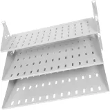 Полка стационарная ЦМО МС-20 2U нагр.:15кг. 19" 200мм серый (упак.:1шт)