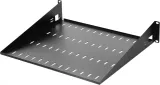 ЦМО Полка перфорированная консольная 2U, глубина 400 мм, цвет черный