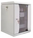 Шкаф коммутационный ЦМО (ШРН-8.255-10) настенный 8U 320x305мм пер.дв.стекл серый 255мм 8.1кг 180град. 420мм
