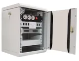 Шкаф коммутационный ЦМО (ШРН-8.255-10) настенный 8U 320x305мм пер.дв.стекл серый 255мм 8.1кг 180град. 420мм