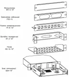 Шкаф коммутационный ЦМО (ШРН-8.255-10) настенный 8U 320x305мм пер.дв.стекл серый 255мм 8.1кг 180град. 420мм