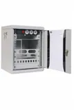 Шкаф коммутационный ЦМО (ШРН-8.255-10) настенный 8U 320x305мм пер.дв.стекл серый 255мм 8.1кг 180град. 420мм