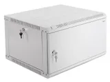 Шкаф коммутационный ЦМО ШРН-ЭКОНОМ (ШРН-Э-6.350.1) настенный 6U 600x350мм пер.дв.стал.лист 85кг серый 300мм 11кг 180град. 345мм