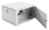 Шкаф коммутационный ЦМО ШРН-ЭКОНОМ (ШРН-Э-6.500.1) настенный 6U 600x520мм пер.дв.стал.лист 75кг серый 470мм 14.5кг 180град. 345мм