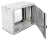 ЦМО Шкаф телекоммуникационный настенный разборный ЭКОНОМ 9U (600х350) дверь стекло