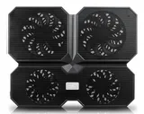 Подставка для ноутбука Deepcool MULTI CORE X6 (MULTICOREX6) 15.6"380x295x24мм 24дБ 2xUSB 4x 900г черный