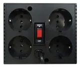 Powercom Voltage Regulator, 1200VA, White, Schuko (95255)