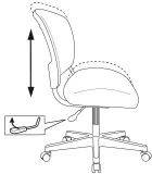 Кресло Бюрократ CH-296NX черный сиденье черный Neo Black крестов. пластик