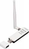 Сетевой адаптер TP-Link TL-WN722N, N150 Wi-Fi USB-адаптер высокого усиления, до 150 Мбит/с на 2,4 ГГц, 1 внешняя антенна с высоким коэффициентом усиления, USB 2.0, кнопка WPS