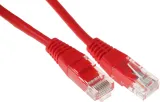 Патч-корд Lanmaster TWT-45-45-1.0-RD UTP RJ-45 вил.-вилка RJ-45 кат.5E 1м красный ПВХ (уп.:1шт)
