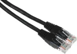 Патч-корд Lanmaster TWT-45-45-1.0-BK UTP RJ-45 вил.-вилка RJ-45 кат.5E 1м черный ПВХ (уп.:1шт)