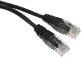 Патч-корд Lanmaster TWT-45-45-5.0-BK RJ-45 вил.-вилка RJ-45 кат.5E 5м черный ПВХ (уп.:1шт)