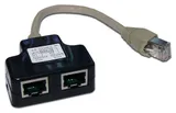 Y-адаптер, 2 компьютерных порта, экранированный