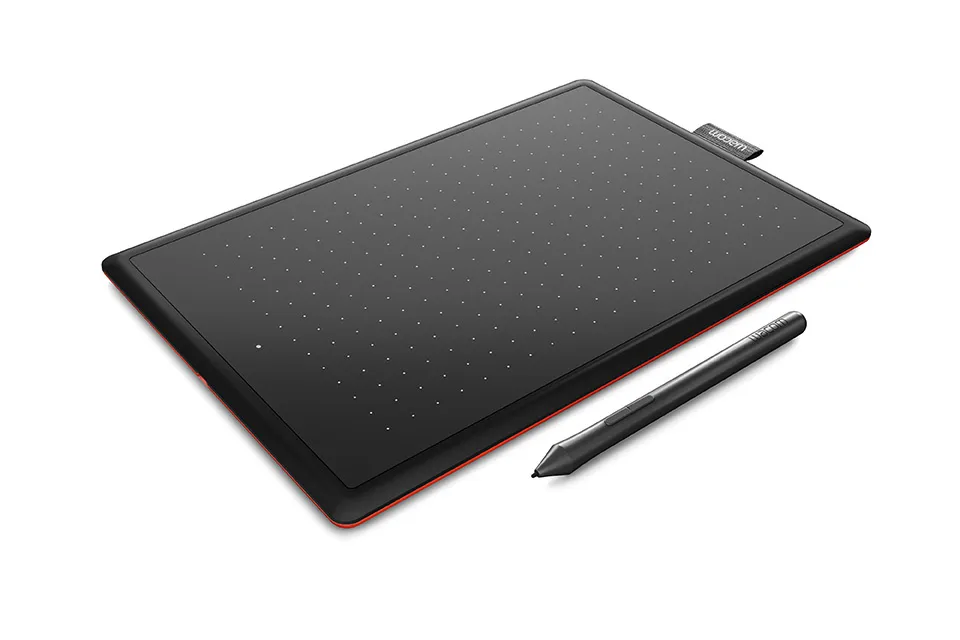 Графический планшет Wacom One by Medium USB черный/красный
