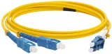 Патч-корд Lanmaster LAN-2LC-2SC/SU-3.0 2x9/125 OS1/OS2 LC дуплекс-SC дуплекс 3м LSZH оранжевый