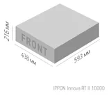 Источник бесперебойного питания Ippon Innova RT II 10000 10000Вт 10000ВА черный