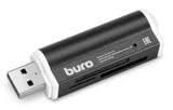 Устройство чтения карт памяти USB2.0 Buro BU-CR-3101 черный