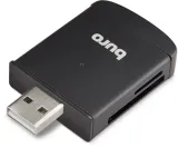 Устройство чтения карт памяти USB2.0 Buro BU-CR-3103 черный