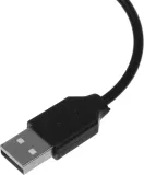 Разветвитель USB 2.0 Buro BU-HUB4-0.3-U2.0-Splitter 4порт. черный