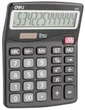 Калькулятор настольный Deli E1210 темно-серый 12-разр. (E1210)