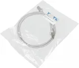 Патч-корд Lanmaster TWT-45-45-1.0/S-GY FTP RJ-45 вил.-вилка RJ-45 кат.5E 1м серый ПВХ (уп.:1шт)