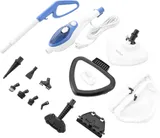 Швабра паровая Kitfort КТ-1004-1 1500Вт голубой/белый