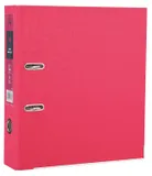 Папка-регистратор Deli EB20140 A4 75мм полипропилен/бумага красный разборная смен.карм. на кор.