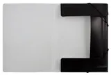 Папка на резинке Бюрократ Black&White BWPR05 A4 пластик 0.5мм кор.30мм ассорти