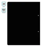 Папка метал.пруж.скоросш. Бюрократ Black&White BWPZ08P A4 пластик 0.8мм ассорти