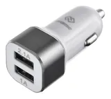 Автомобильное зар./устр. Digma DGCC-2U-3A-WG 15W 2.1A+1A 2xUSB универсальное белый