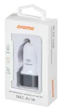Автомобильное зар./устр. Digma DGCC-2U-3A-WG 15W 2.1A+1A 2xUSB универсальное белый