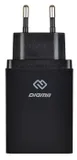 Сетевое зар./устр. Digma DGWC-2U-QC3.0-BK 30W 3A (QC) 2xUSB универсальное черный