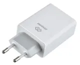 Сетевое зар./устр. Digma DGWC-3U-5A-WG 25W 5A (PD+QC) 3xUSB универсальное белый