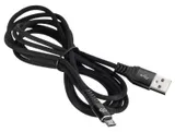Кабель Digma MICROUSB-2M-BRAIDED-BLK USB (m)-micro USB (m) 2м черный