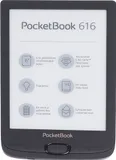 Электронная книга PocketBook 616 6" E-Ink Carta 1024x758 1Ghz 256Mb/8Gb/microSDHC/подсветка дисплея черный