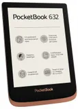 Электронная книга PocketBook 632 6" E-Ink Carta 1448x1072 Touch Screen 1Ghz 512Mb/16Gb/подсветка дисплея бронзовый