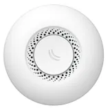 Точка доступа wi-fi MikroTik cAP with AR9533 650MHz CPU, 64MB RAM, 1xLAN, built-in 2.4Ghz 802.11b/g/n Dual Chain wireless with 2dBi integrated antenna, RouterOS L4, plastic case, PoE, PSU