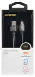 Кабель Digma TYPE-C-1.2M-BRAIDED-G USB (m)-USB Type-C (m) 1.2м черный