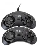 Игровая консоль Titan Magistr Titan 2 черный +контроллер в комплекте: 400 игр