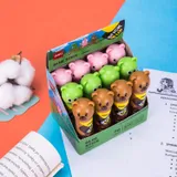 Клей-карандаш Deli E6366A 9гр корп.ассорти ПВП дисплей картонный детский Stick UP