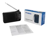 Радиоприемник портативный Hyundai H-PSR110 черный