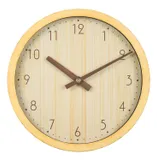 Часы настенные аналоговые Бюрократ Wood WALLC-R60P D25.5см бежевый