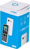 Мобильный телефон Alcatel 1066D белый моноблок 2Sim 1.8" 128x160 Thread-X 0.08Mpix GSM900/1800 GSM1900 MP3 FM microSD max32Gb